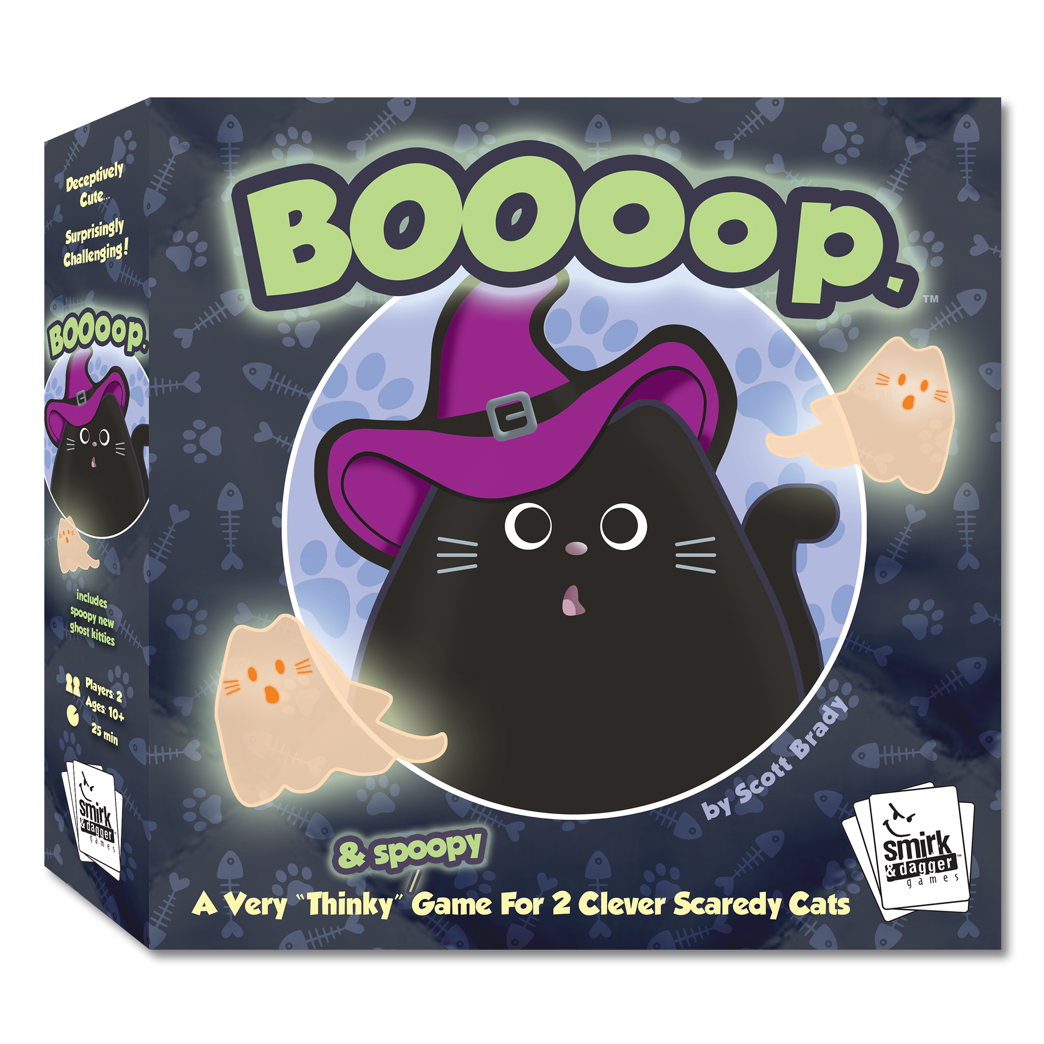 BOOoop: a deceptively cute but thinky strategy game - now with Ghost Cats!