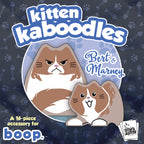 Kitten Kaboodles accessory packaging for Boop with cartoon cats and brand logos.