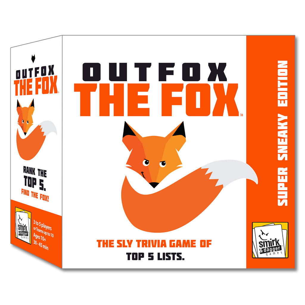 OUTFOX the FOX - A Sly Game of Top Five Trivia for 3-10