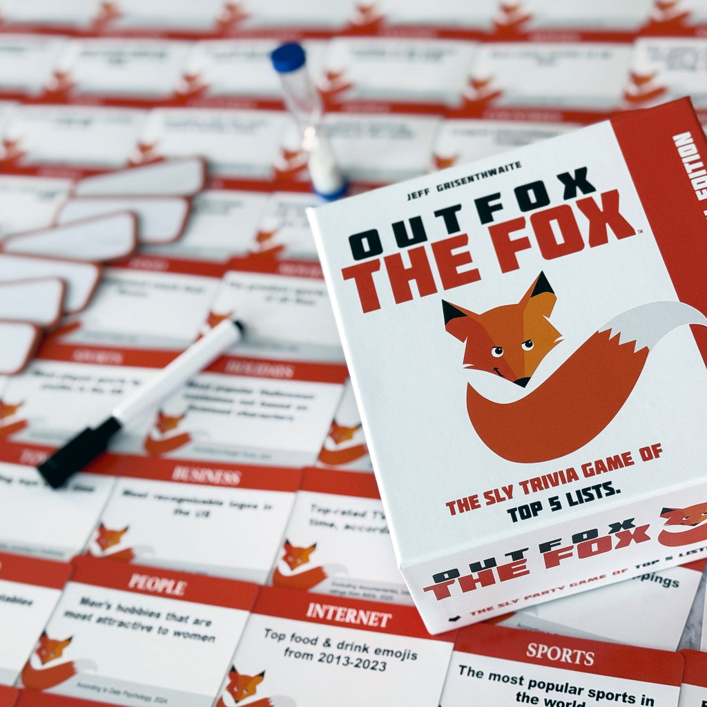 OUTFOX the FOX - A Sly Game of Top Five Trivia for 3-10
