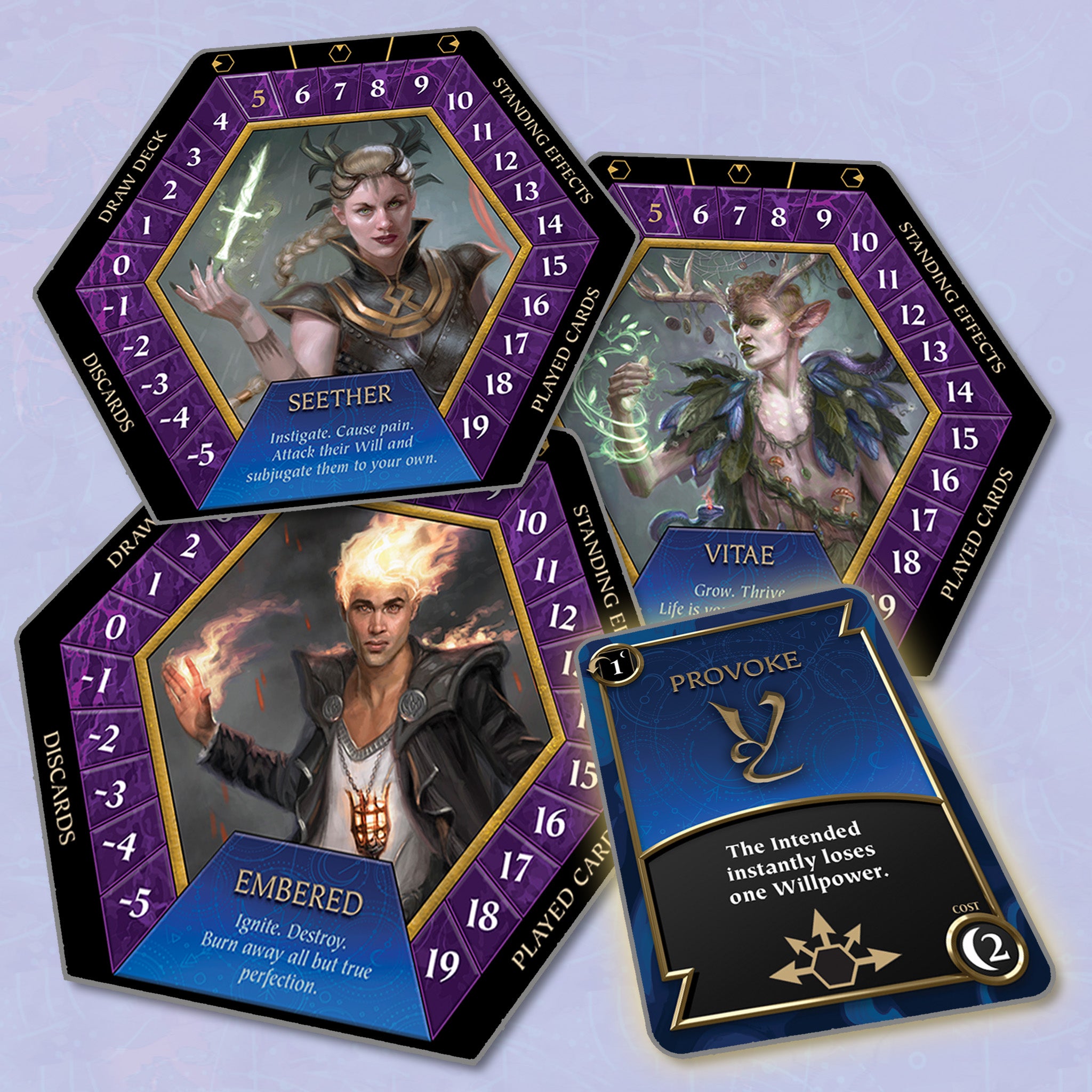 BEHEXT: An unconventional spell book building game
