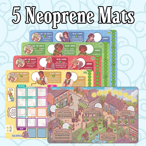 A Place for All My Books Neoprene Mat Set